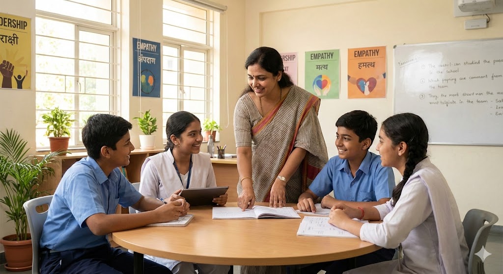 Students celebrating victory